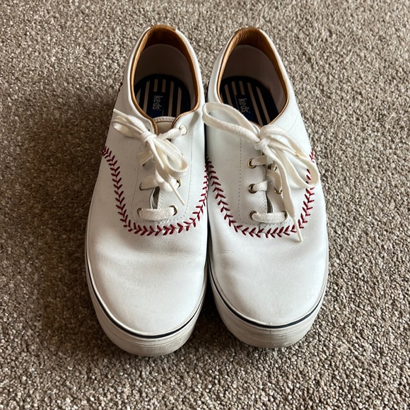 Keds Shoes Keds White Baseball Seam Shoes Poshmark